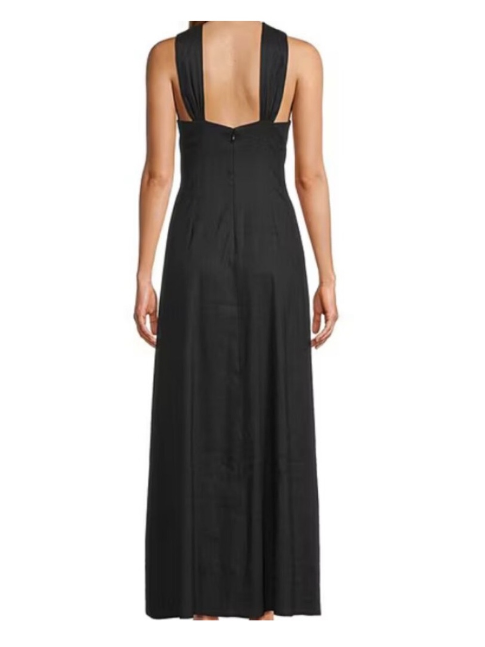 Antonio Melani Black Halter Keyhole Maxi Dress - Picture 2 of 2